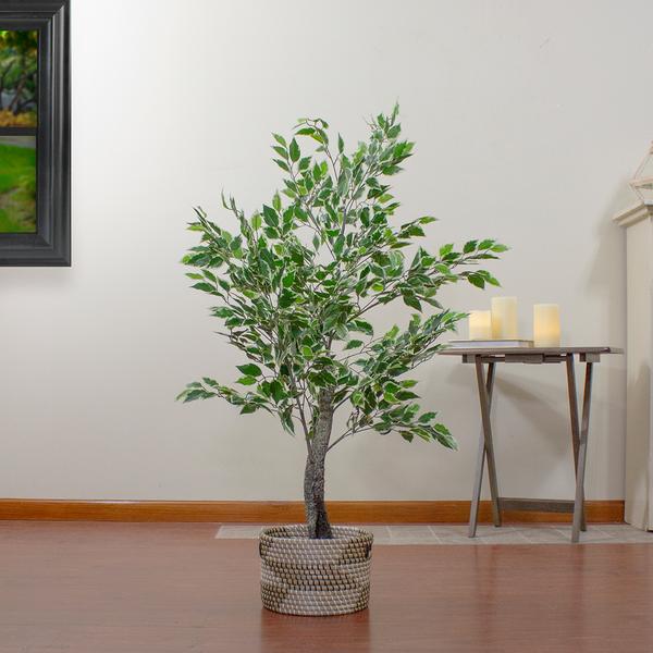 Northlight 47in. Artificial Ficus Potted Plant