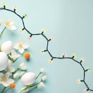 Northlight 7ft. Pastel Mini Easter Light Set alternate view