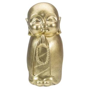 Northlight 11.5in. Golden Buddhist Monk Garden Statue