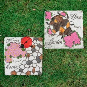 Northlight Love my Garden Garden Stones - Set of 2 alternate view