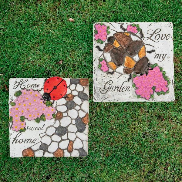 Northlight Love my Garden Garden Stones - Set of 2 alternate view