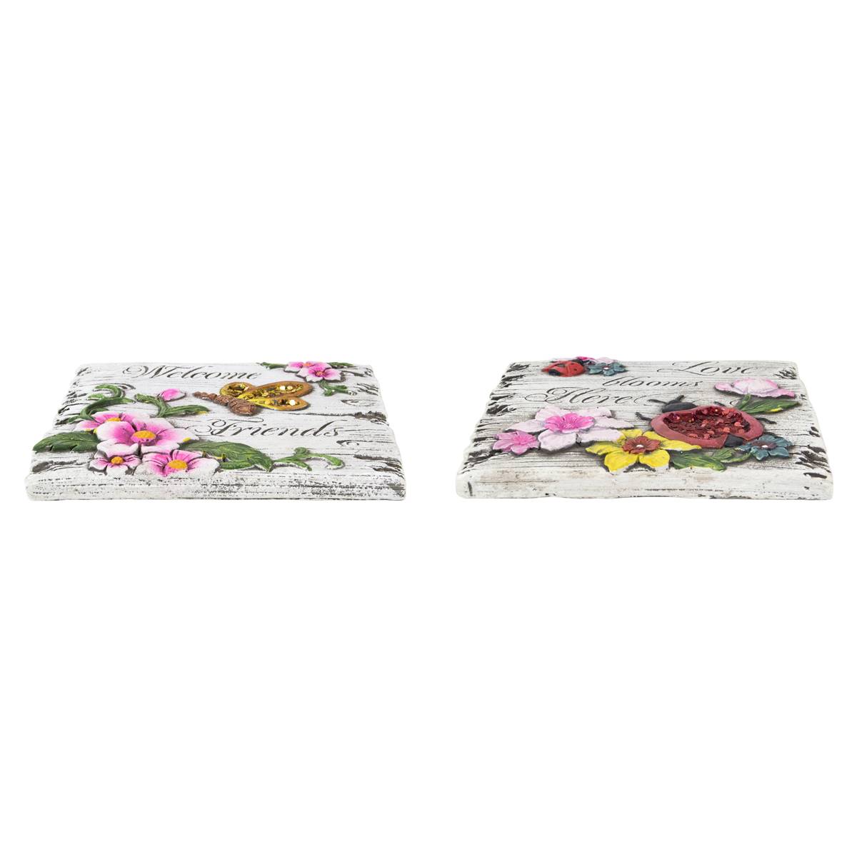 Northlight Seasonal Welcome Friends Garden Stones - Set Of 2