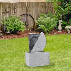 Northlight 20in. Modern Style Rainfall Water Fountain alternate view