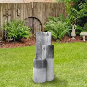 Northlight 24in. Speckled Modern Style Rainfall Fountain alternate view