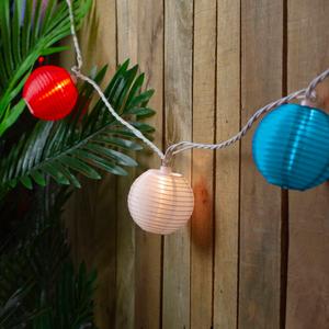 Northlight 4th of July Paper Lantern Lights - 10 Count alternate view