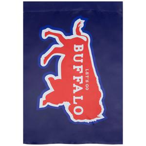 Northlight Navy Let's Go Buffalo House Flag