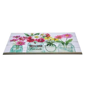Northlight Welcome Friends Spring Bouquet Doormat alternate view