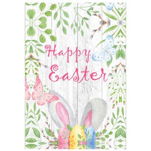 Northlight Happy Easter Bunny Ears House Flag alternate view