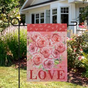 Northlight Love Rose Bouquet Outdoor Garden Flag alternate view