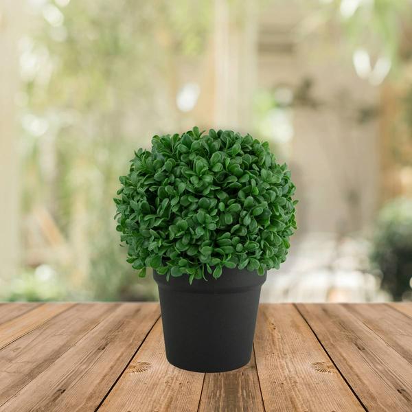 Northlight Artificial Boxwood Ball Topiary in Round Pot alternate view