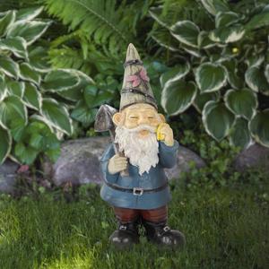 Northlight Gnome with Shovel Garden Statue