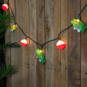 Northlight 6ft. Bass & Bobber Patio String Light Set alternate view