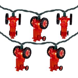 Northlight 6ft. Red Tractors Patio String Light Set