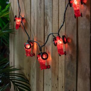 Northlight 6ft. Red Tractors Patio String Light Set alternate view