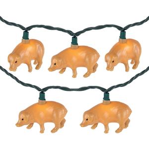 Northlight 6ft. Pig Patio String Light Set