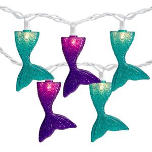 Northlight 6ft. Mermaid Tails Patio String Light Set