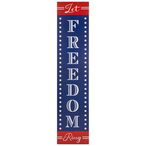 Northlight Let Freedom Ring Porch Board Sign alternate view
