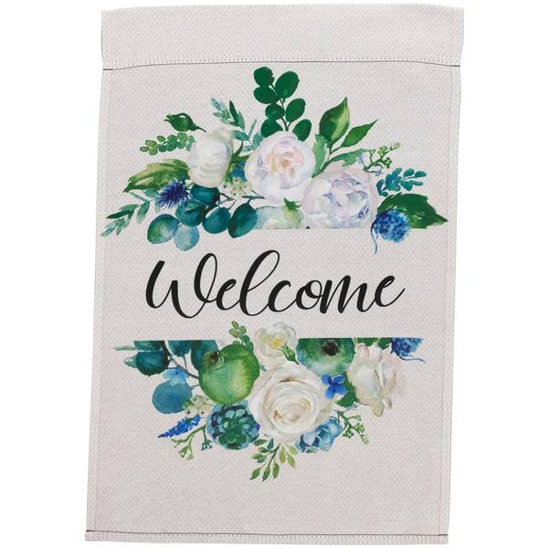 Northlight Mixed Florals Welcome Garden Flag