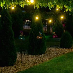Northlight Solar Grow Love Hope Garden Stakes - Set of 3 alternate view