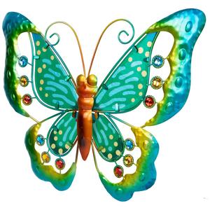 Northlight Hanging Garden Wall Metal Butterfly alternate view