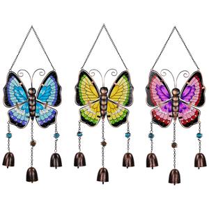 Northlight Butterfly Suncatcher Windchimes - Set of 3