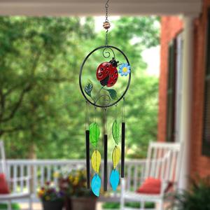 Northlight Ladybug Dreamcatcher Garden Windchime alternate view