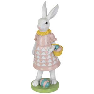 Northlight Bunny with Easter Basket Garden Statue