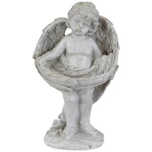 Northlight Cherub Wrapped in Wings Garden Statue alternate view