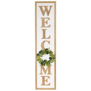 Northlight Welcome Framed Porch Board Sign