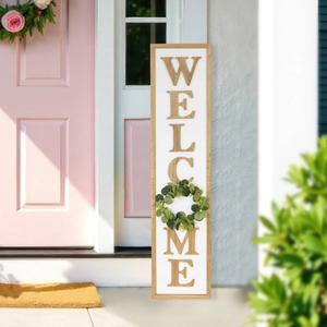 Northlight Welcome Framed Porch Board Sign alternate view