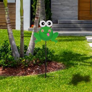 Northlight Frog Metal Outdoor Garden Stake alternate view