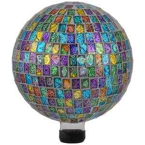 Northlight Mosaic Window Pane Garden Gazing Ball