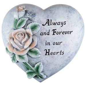 Northlight Forever in Our Hearts Memorial Garden Stone