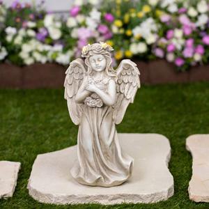 Northlight LED Lighted Standing Cherub Angel Statue