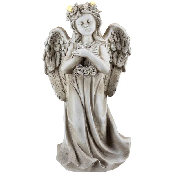 Northlight LED Lighted Standing Cherub Angel Statue alternate view