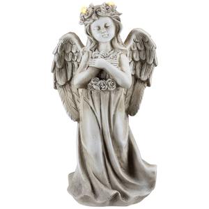 Northlight LED Lighted Standing Cherub Angel Statue alternate view