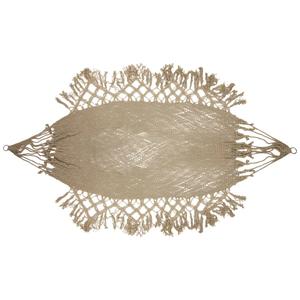 Northlight Macrame Hammock with Patterned Tassels