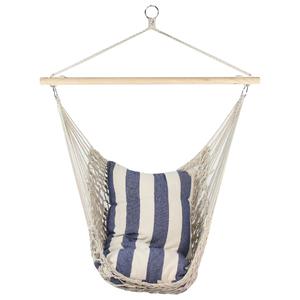 Northlight Cotton Netting Hammock Chair with Wooden Bar