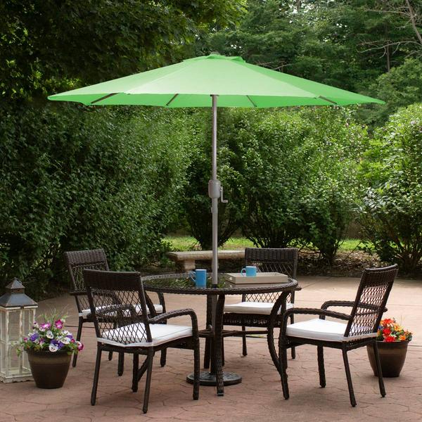 Northlight 7.5ft. Lime Green Patio Umbrella with Crank alternate view