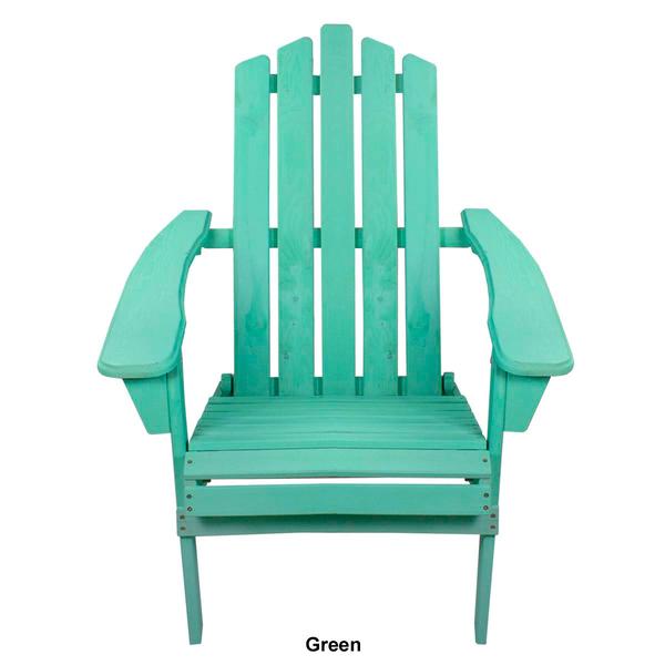 Northlight Classic Folding Wooden Adirondack Chair alternate view