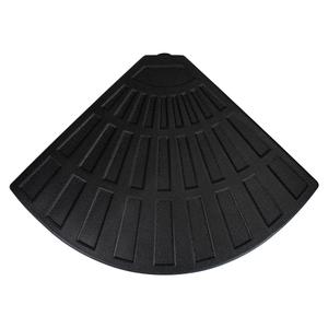 Northlight 26lbs Black Fan Shaped Off-Set Umbrella Stand
