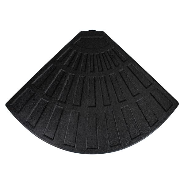 Northlight 26lbs Black Fan Shaped Off-Set Umbrella Stand