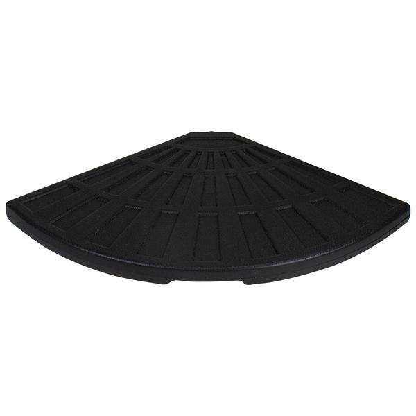 Northlight 26lbs Black Fan Shaped Off-Set Umbrella Stand alternate view