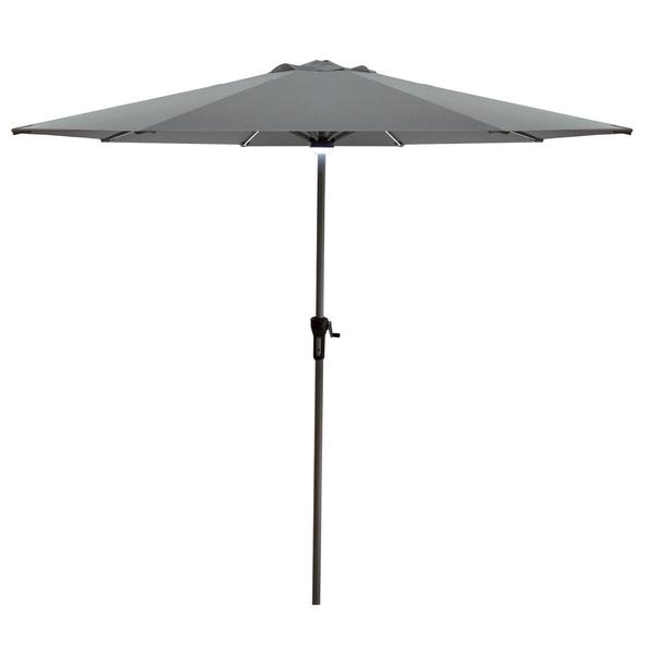 Northlight 9ft. Solar Patio Market Tilted Umbrella