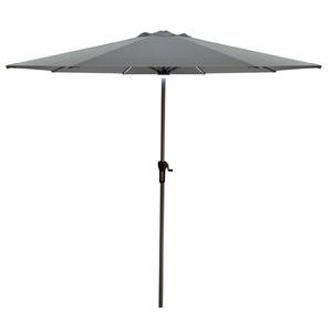 Northlight 9ft. Solar Patio Market Tilted Umbrella