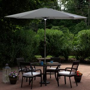 boscov's patio umbrella REZVANI FURNITURE STUDIO ShadowSpec Retreat Umbrella, Large 9FT Hexagon Wall Mount for Balcony, Apartments, And Outdoor Patio (Custom Colors) : Patio, Lawn & Garden steel pole Outdoor Shade | Umbrellas, Gazebos,
