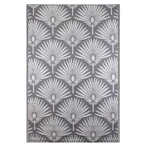Northlight Fan Leaf Rectangular Outdoor Area Rug