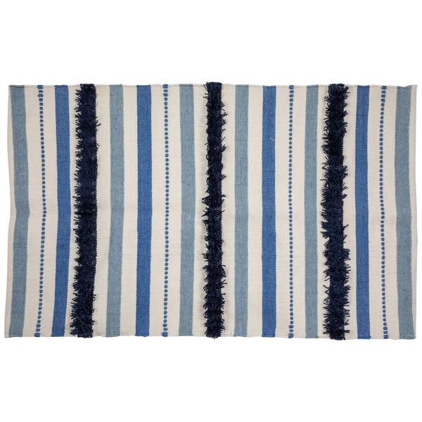 Northlight Striped Woven Outdoor Accent Throw Rug alternate view
