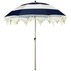 Northlight 6.5ft. Large Stripes Tilting Market Umbrella