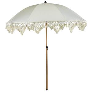 Northlight 6.5ft. Tilting Outdoor Boho Market Umbrella